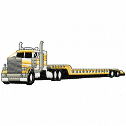 Truck Embroidery Design 4 Truck Embroidery Design 4